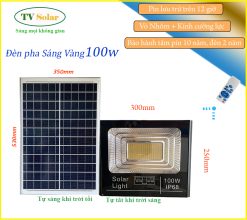 ĐÈN PHA SÁNG VÀNG 100W