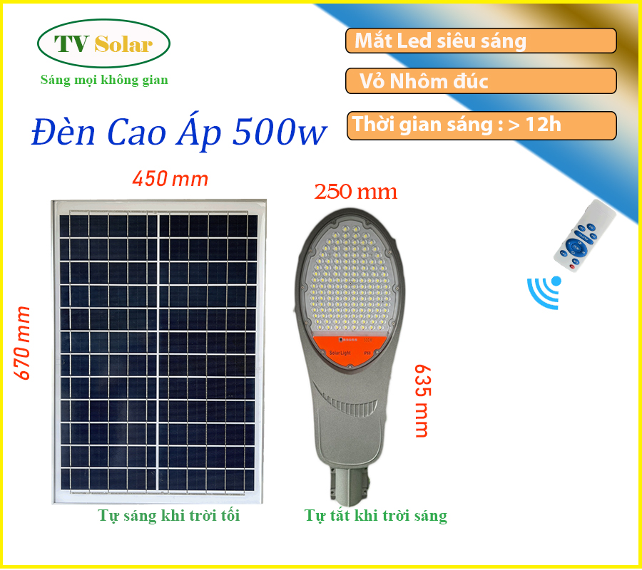 ĐÈN ĐƯỜNG CAO ÁP 500W