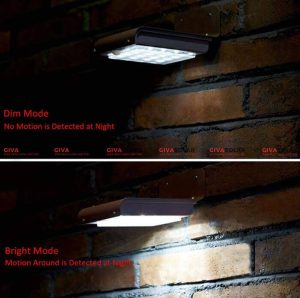 Đèn cảm biến năng lượng mặt trời