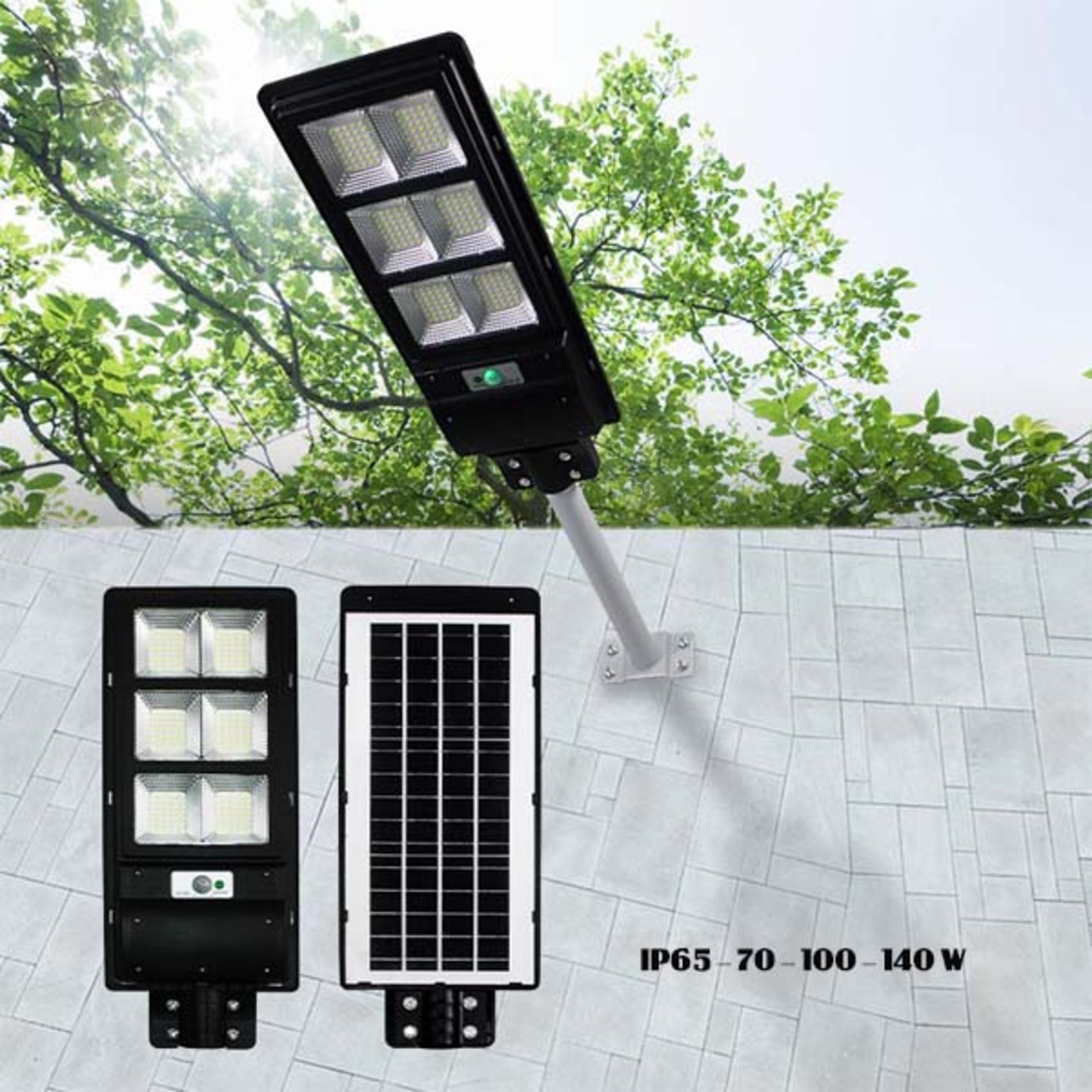 đèn liền thể năng lượng mặt trời
